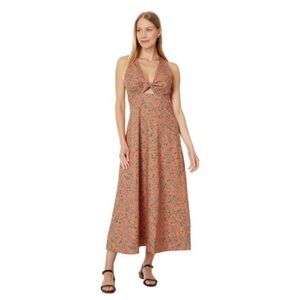 MADEWELL Sunset Haze Stephanie Clean Cotton Floral Print Dress Size 12 NWT